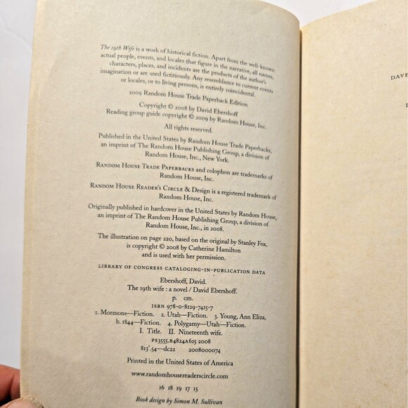 The 19th Wife: A Novel by David Ebershoff - Picture 4 of 10